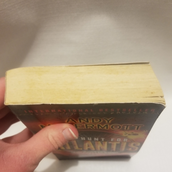 $5 if bundled, Adv/Thriller Andy McDermott Atlantis novel, stained - Picture 5 of 6